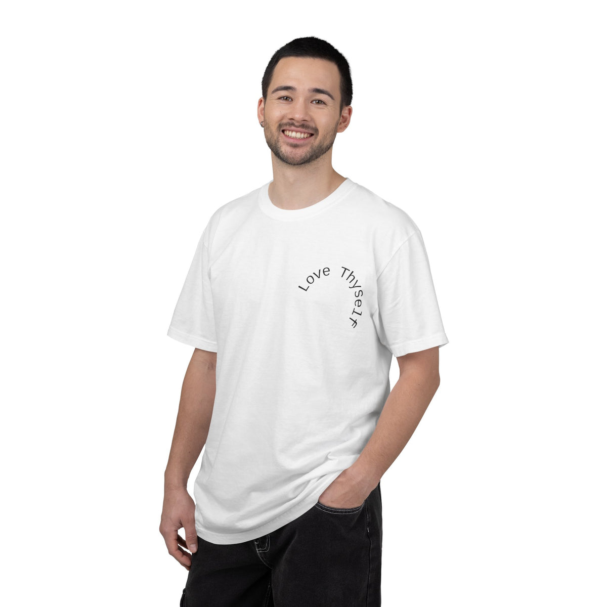 Love Thyself Quietly Faithfully Quote T-Shirt