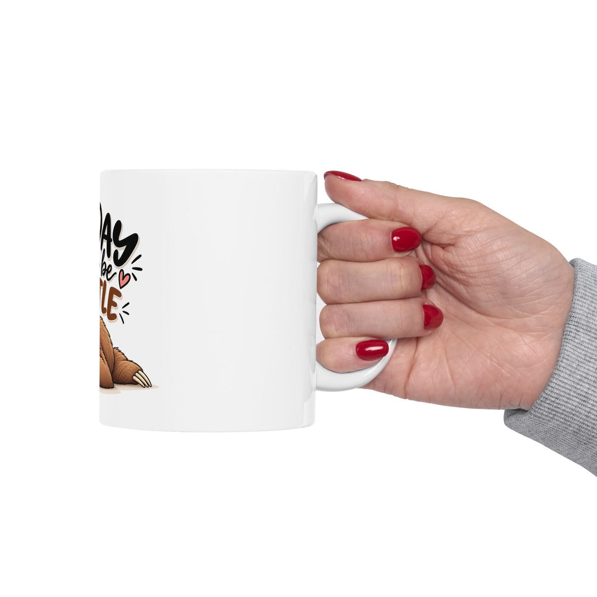 Monday Please Be Gentle sloth mug | sleepy sloth coffee mug