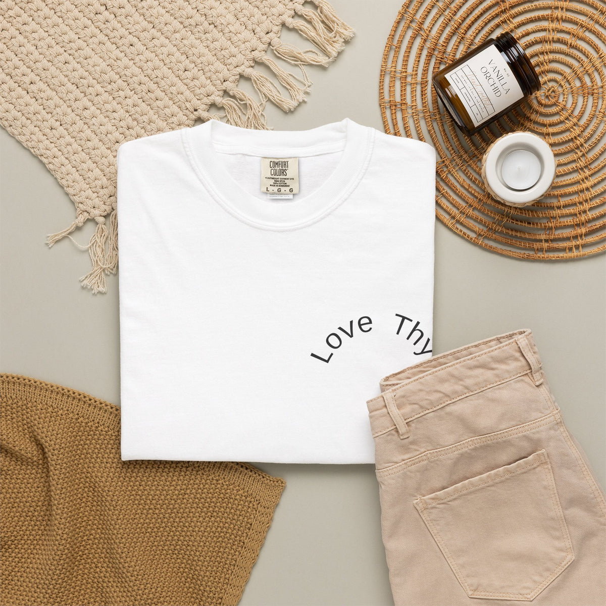 Love Thyself Quietly Faithfully Quote T-Shirt