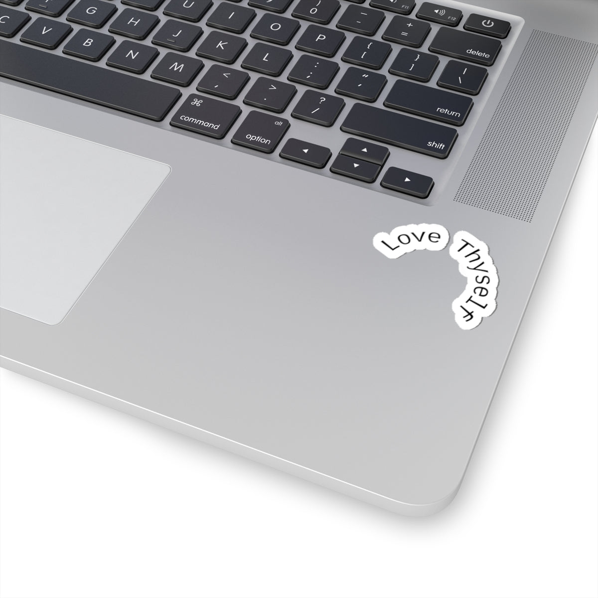 Love Thyself Quote Kiss-Cut Stickers